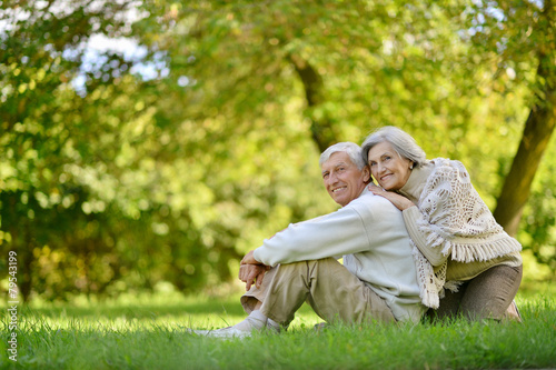 Happy elderly couple © aletia2011