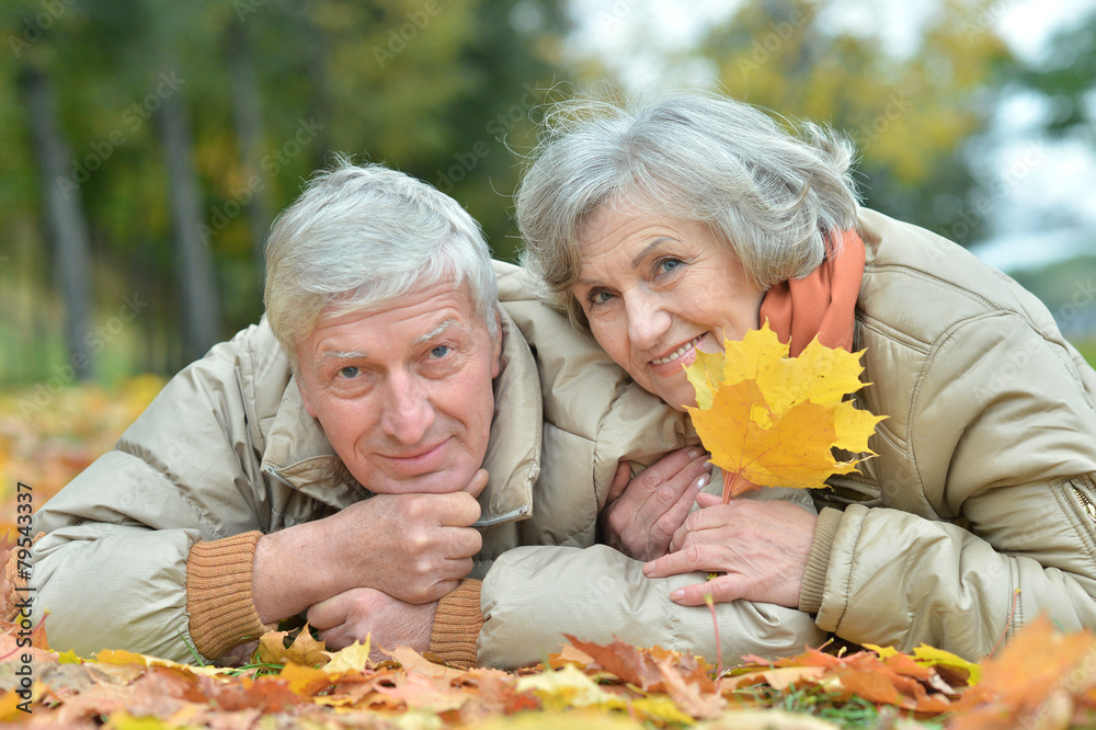 Mature couple lying Mature couple lying