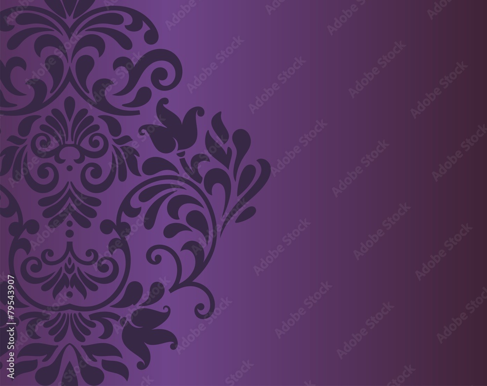 wedding card design, paisley floral pattern , India