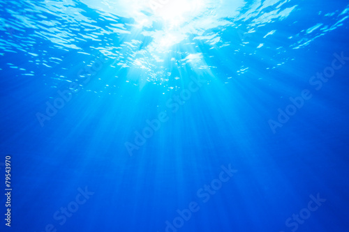 Real Ray of light from Underwater