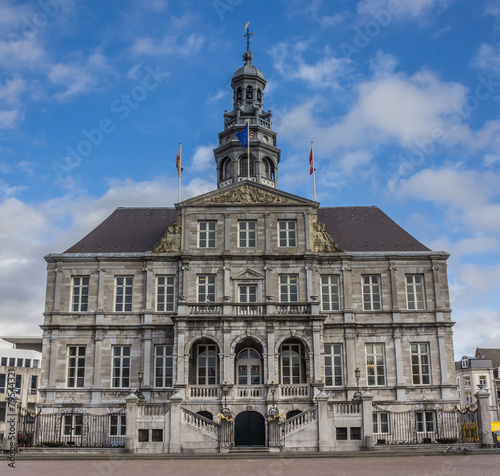 City hall on the central market square in Maastricht