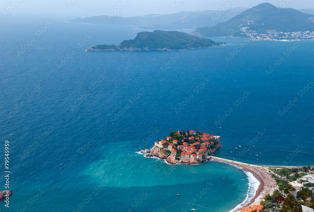St. Stephan island in Montenegro