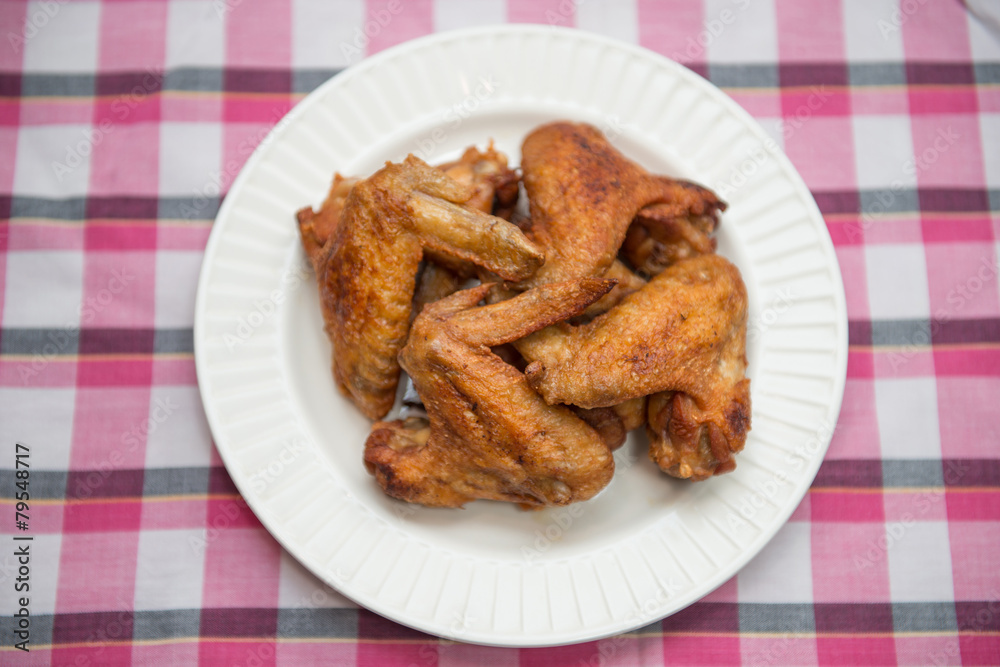 deep fried chicken wings, delicious food deep fried chicken wings, delicious food