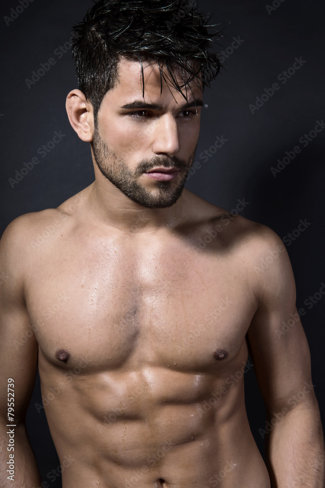 handsome young bodybuilder handsome young bodybuilder