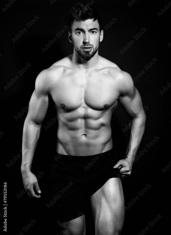 handsome young bodybuilder handsome young bodybuilder