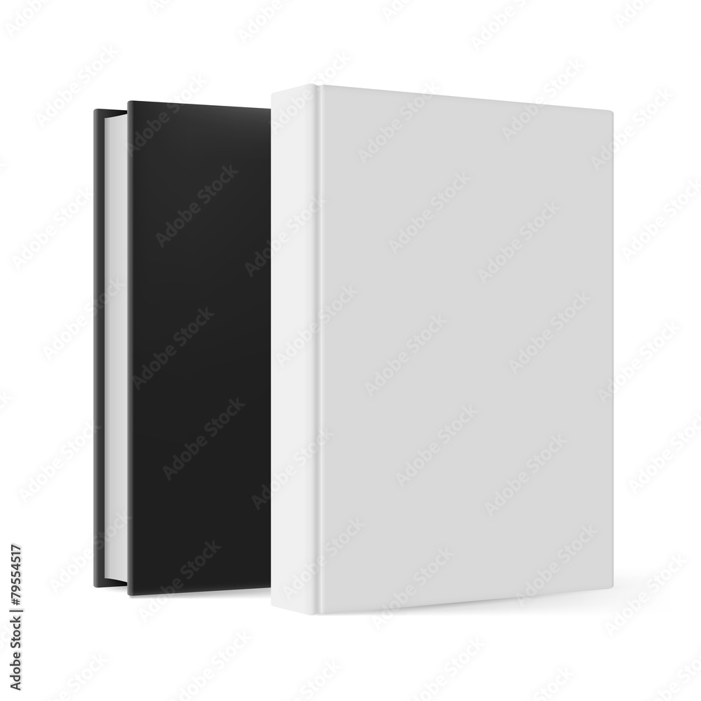 Naklejka premium Realistic books
