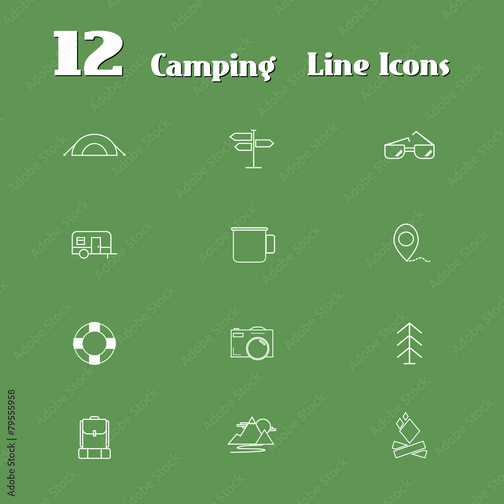Travel Line Icons for Web and Mobile. Minimalistic design. Light Travel Line Icons for Web and Mobile. Minimalistic design. Light