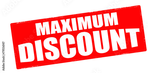 Maximum discount