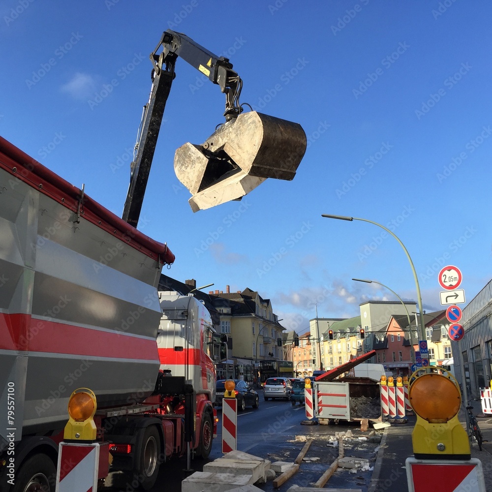 Fototapeta premium Baustelle