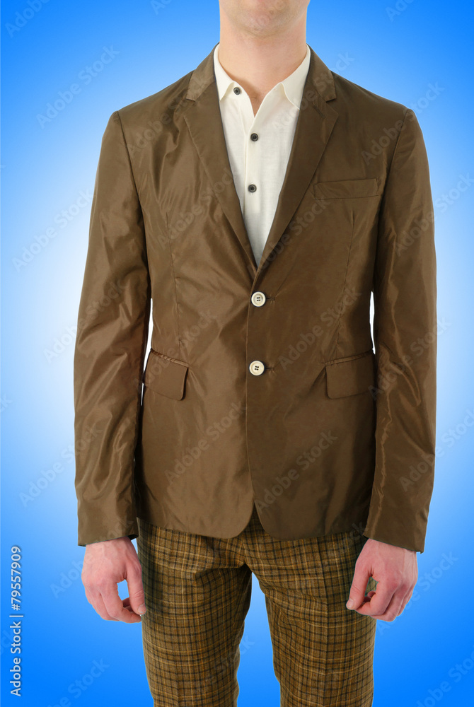Male model in fashion concept Male model in fashion concept