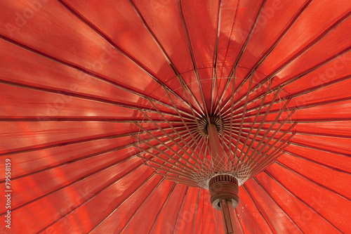 Red umbrella structure
