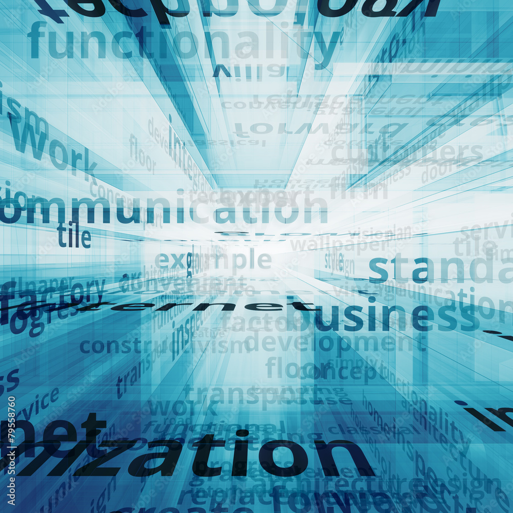 Fototapeta premium Concept text communication