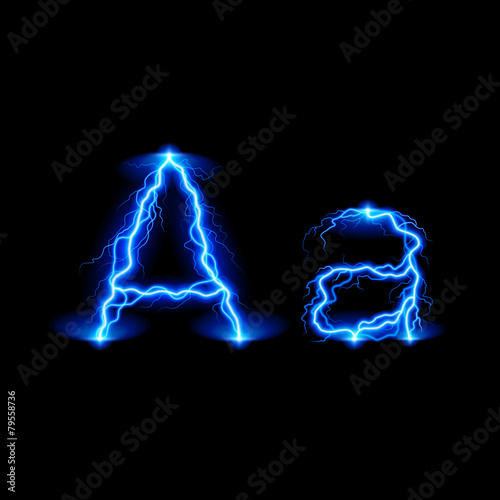 High voltage font