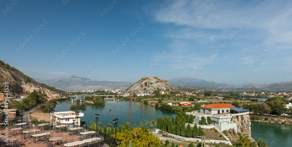 View at Shkodra city