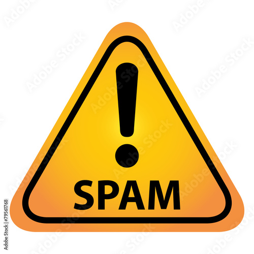 Warning sign - Spam
