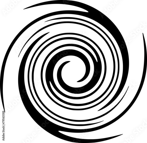 Espiral negra photo