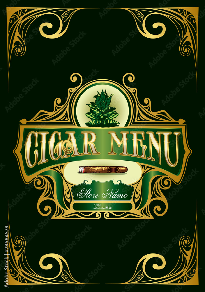 Cigar Menu