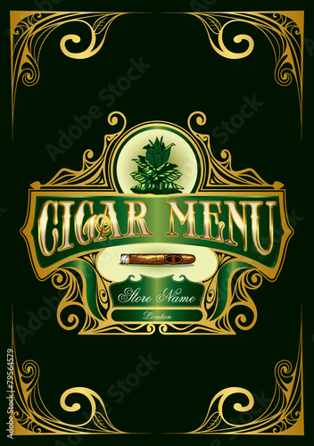 Cigar Menu