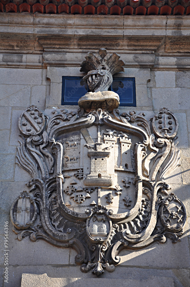 Pontevedra, Galicia, escudo del pazo García Flórez