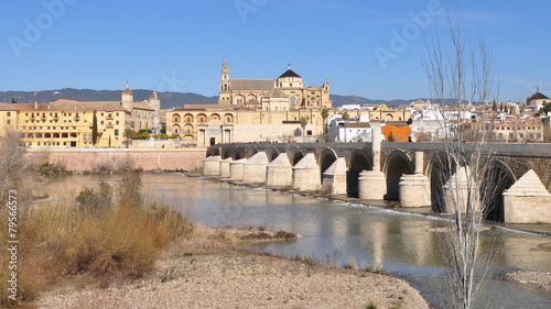 old roman bridge and Cordoba mosque © gallas