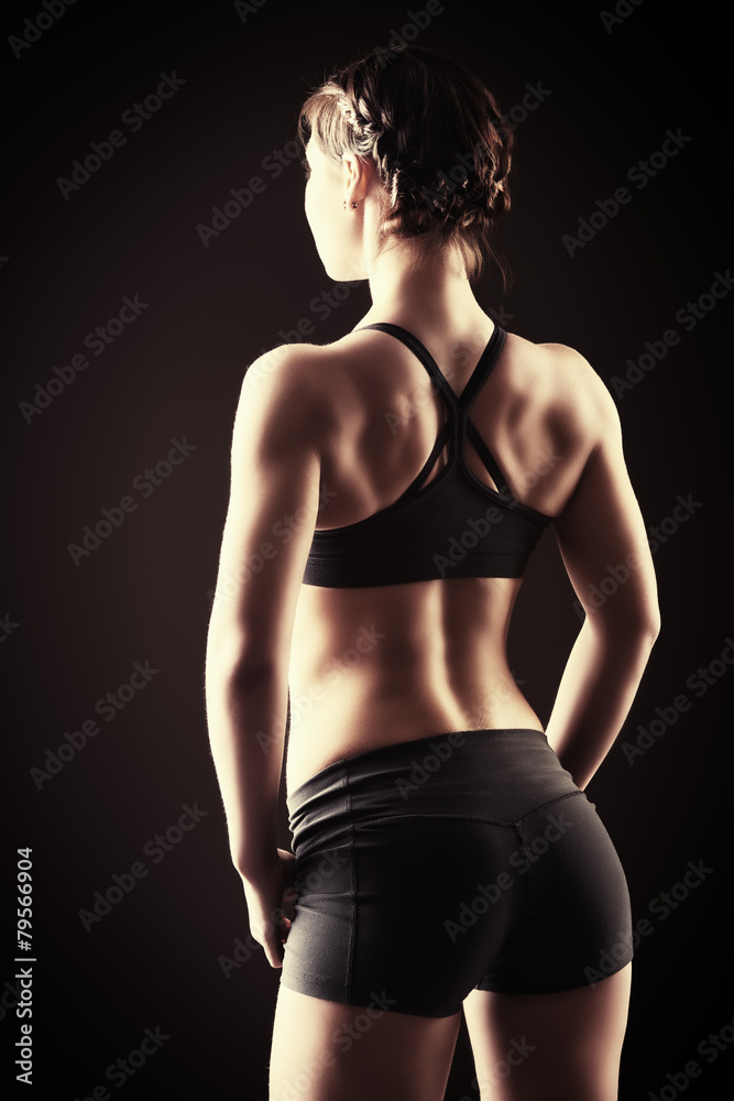 Naklejka premium female dorsi