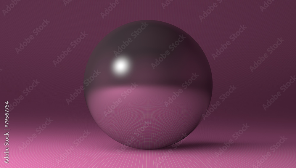 Steel glossy sphere Steel glossy sphere