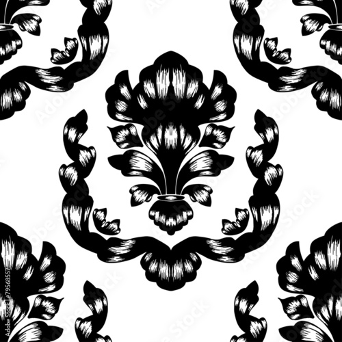 Damask Seamless Pattern