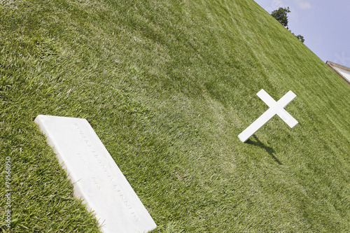 Εκτύπωση καμβά Gravesite of Robert F. Kennedy, Arlington National Cemetery
