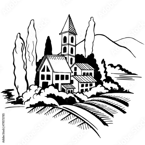 house  mountains