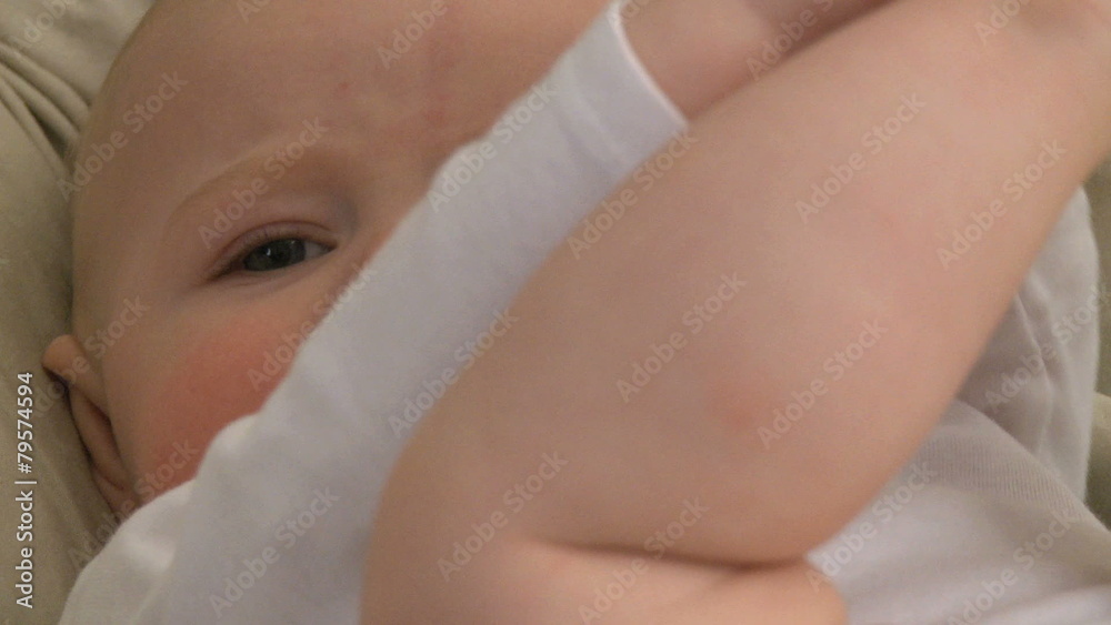 Shots of an infant boy resting Shots of an infant boy resting