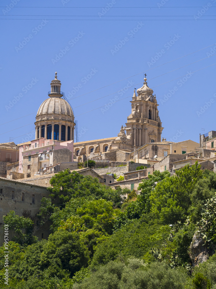 Obraz premium Ragusa Kirche San Giorgio, Kathedrale San Giovanni,Noto