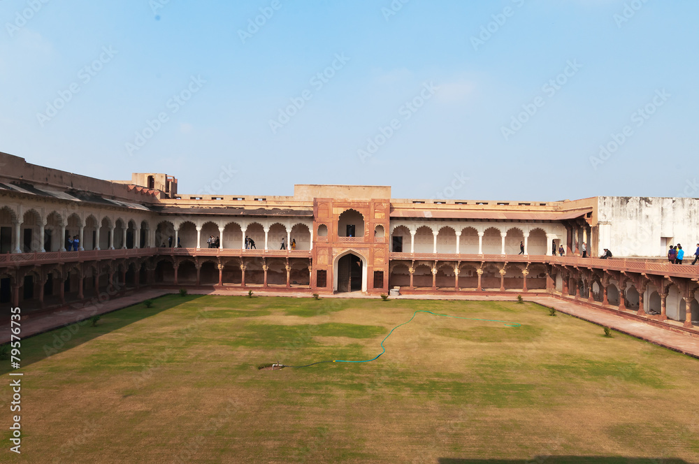 Macchi Mahal in Red Agra Fort