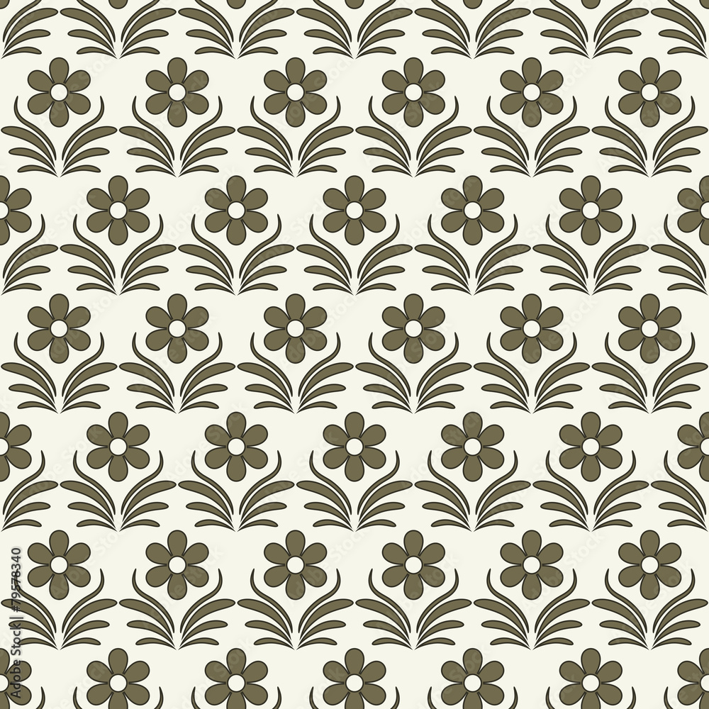 Texture with floral elements