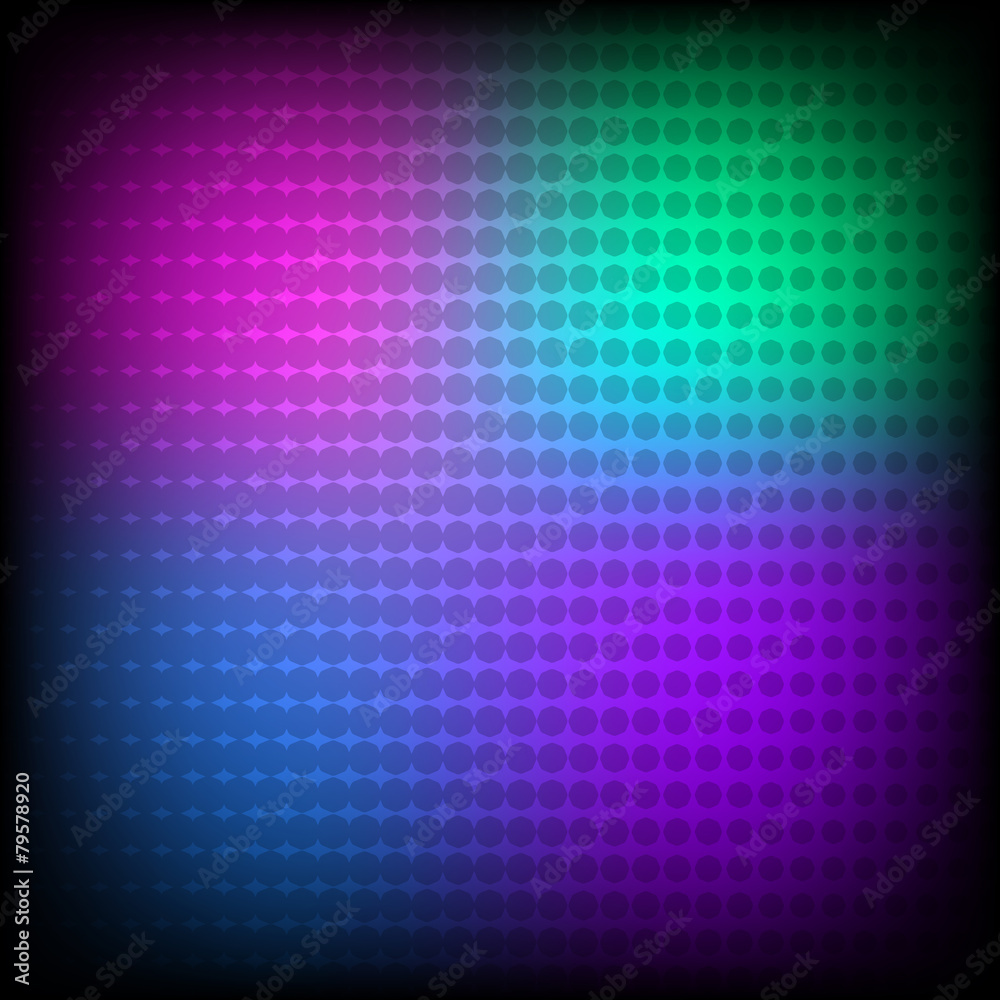 Halftone blurred background