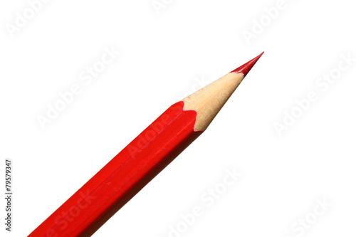 Canvas Print rood potlood