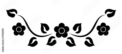 element with flowers