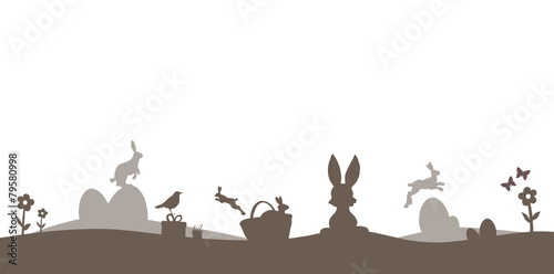 Ostern Silouette