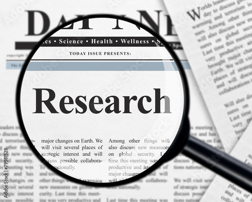 Research under magnifying glass