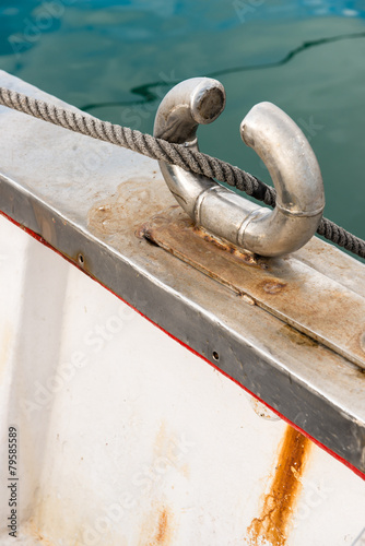 Cornamusa de un barco