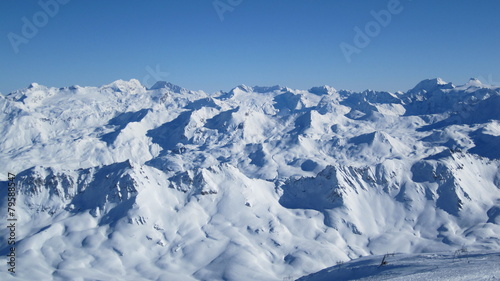Panoramic view of French Alps © pierrot46