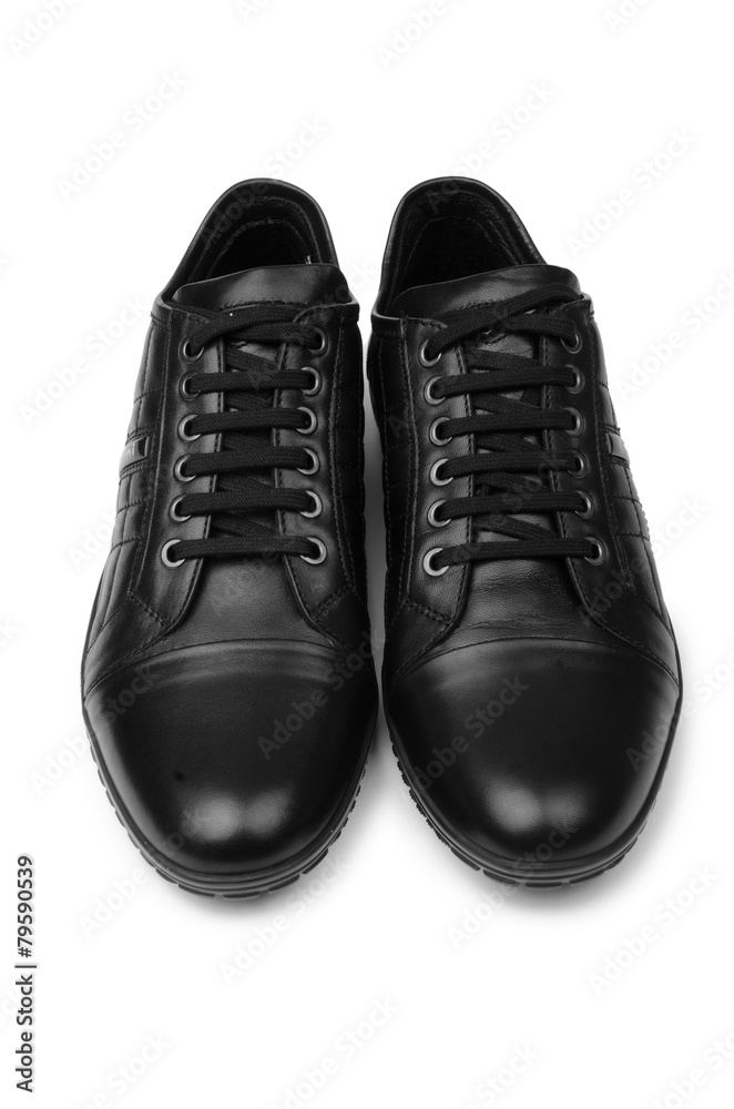 Male shoes isolated on white background Male shoes isolated on white background
