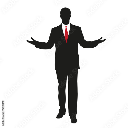 Business man in suit