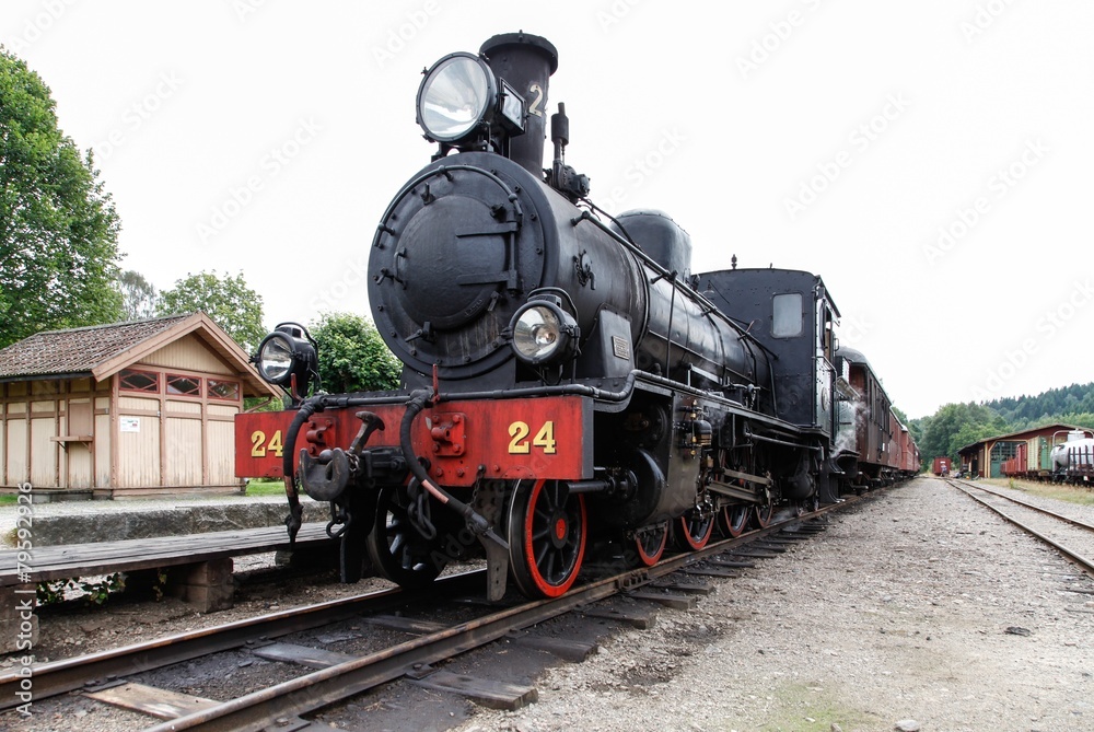 Steamtrain in sweden