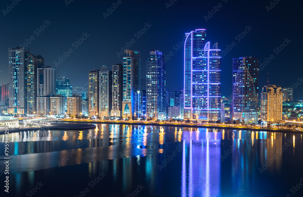 Fototapeta premium Budynki Dubaju