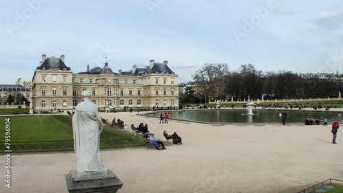 Wide shot,  Palais Du Luxembourg, Paris, France photo