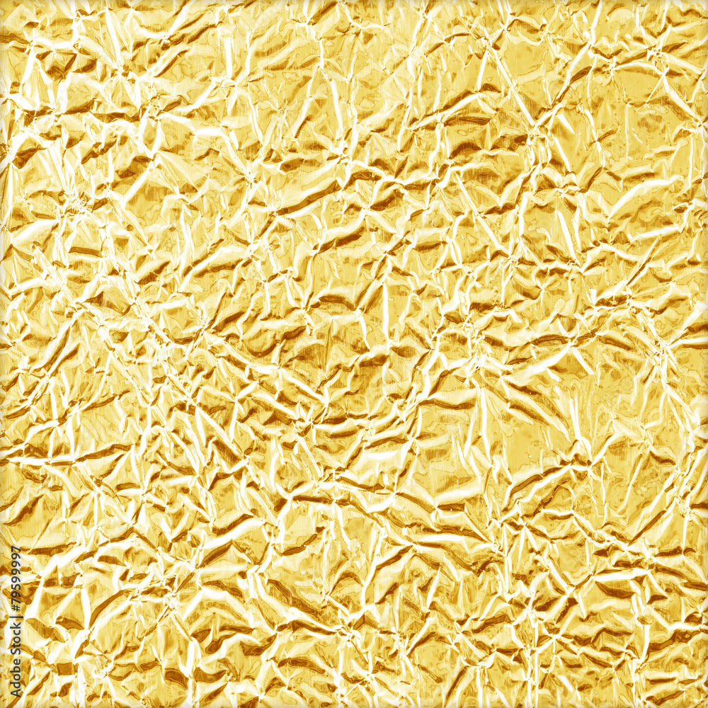 Shiny yellow leaf gold foil texture background Shiny yellow leaf gold foil texture background