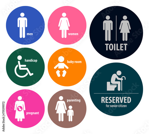 Toilet Signs Restroom Signboards