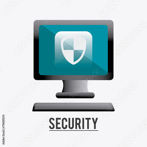 Security design, vector illustration.
