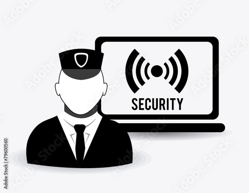 Security design, vector illustration.