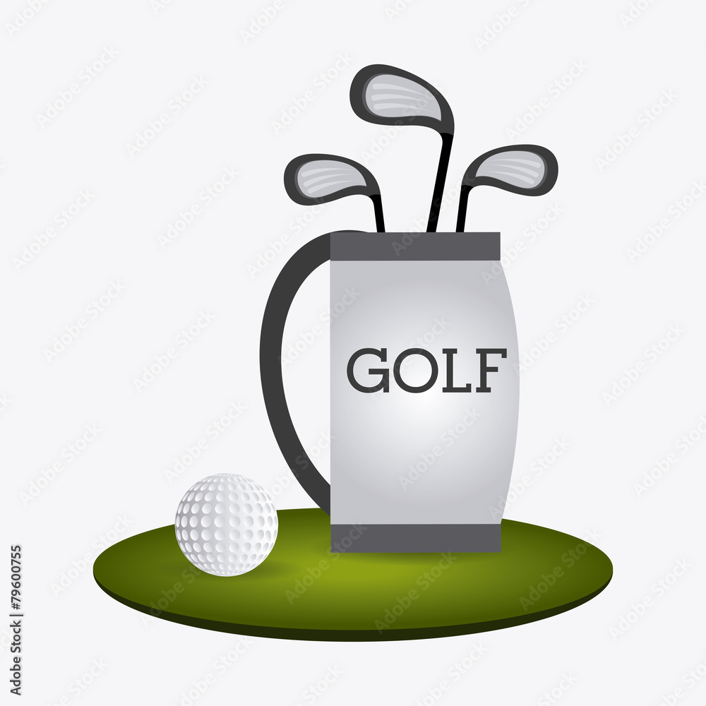 Obraz premium Golf design, vector illustration.